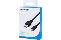 Dacomex 199050 Dacomex USB 3.1 Kabel, USB Type-C (TM) / USB St. A, sch