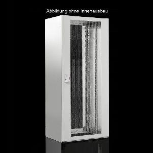 Rittal 7993626 Rittal 19" Serverschrank BASIC LINE, 42 HE, 800 x 1000 mm, perforierte Front- und Rücktür, lichtgrau RAL 7035