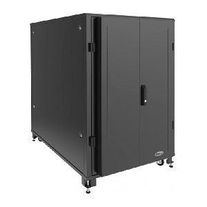 USystems UCB-2411-24 UCoustic schalldichter Serverschrank 19", 24 HE, 780 x 1100 mm, bis 11,5 KW Wärmeabfuhr, schwarz RAL 9005