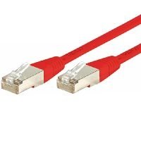 Exertis Connect 847163 Patchkabel Cat. 5e, F/UTP, rot, 0,5 m