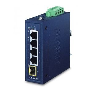 Planet IGS-510TF Planet Industrie-Kompaktswitch IGS-510TF, Layer 2, 4x Gigabit, 1x SFP