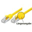 Exertis Connect 996714 Patchkabel Cat. 5e, SF/UTP, mit Rastnasenschutz, gelb, 7,5 m
