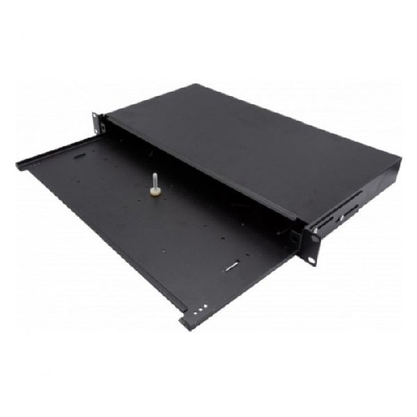 Dexlan 395415 Dexlan LWL Spleißbox, unbestückt, ohne Frontblende, 19", ausziehbar, schwarz