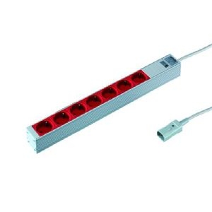 Rittal 7240260 Rittal DK 7240.260 Steckdosenleiste 7 x Schutzkontakt, Zuleitung C13, 2 m