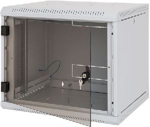 Triton RUA-15-AS6-CAX-A1 Triton 19" Wandgehäuse RUA, 15 HE, 600 x 595 mm, vorbereitet für Lüftereinbau, lichtgrau RAL 7035