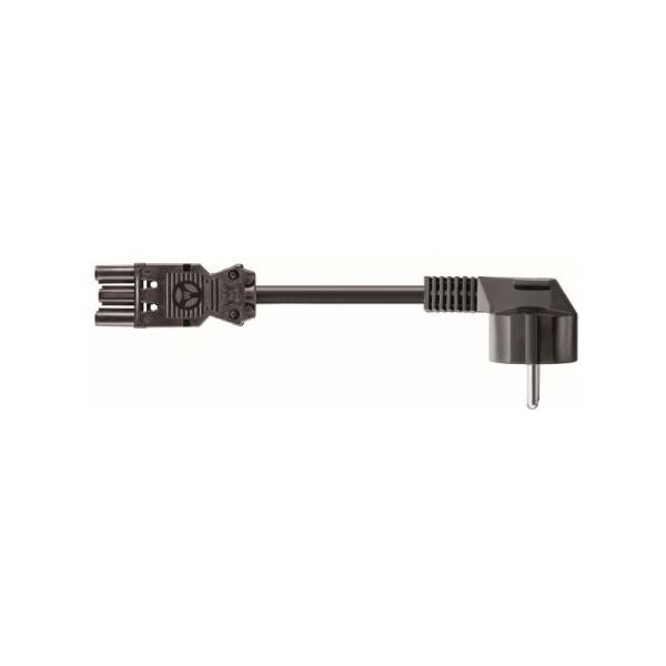 Bachmann 375075 Bachmann Gerätezuleitung GST18/3 2,0m H05VV-F 3G1,5mm² schwarz