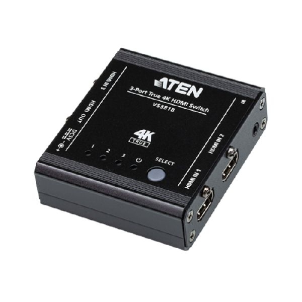 Aten VS381B ATEN VS381B 4K HDMI-A/V-Switch mit 3 Ports