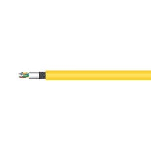 Draka 60015968 Draka Patchkabel UC300 HS26, Cat. 5e, SF/UTP, halogenfrei, gelb, 1000 m Einwegtrommel