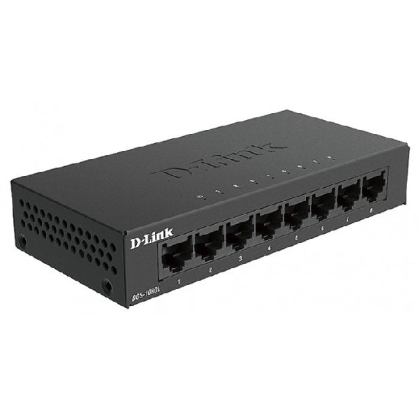 D-Link DGS-108GL D-Link 8-Port Gigabit Unmanaged Desktop Switch DGS-108GL