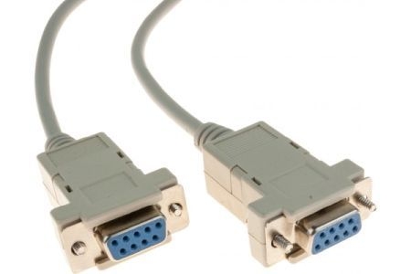 Exertis Connect 136001 Nullmodem Kabel DB9F/F, 1,0 m