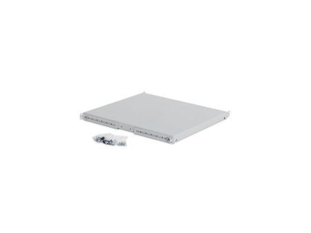 Triton RAC-UP-450-H4 Triton 19" Schwerlastboden für Netzwerkschränke, Festeinbau, Tiefe 450 mm, 150 kg, hellgrau RAL 7035