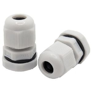 Tecline M12x1.5-GR Tecline Kabelverschraubungen metrisch, IP68, grau, M12 x 1,5 VPE: 10 Stück