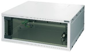 Triton RXA-09-AS4-CAX-A1 Triton 19" Wandgehäuse RXA, 1-teilig, 9 HE, 550 x 400 mm, hellgrau RAL 7035