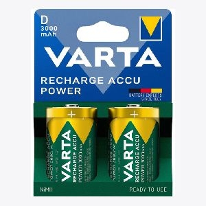 Varta 56720101412 VARTA NiMH Akku, Mono, D, 1,2V, 3000 mAh, 2-er Pack