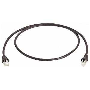 Telegärtner 100008033 Telegärtner Patchkabel Cat. 6A ISO/IEC, S/FTP (PiMF), halogenfrei, schwarz, 0,25 m