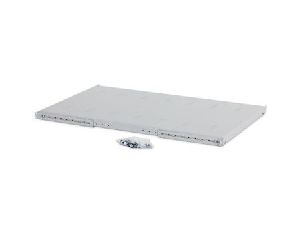 Triton RAC-UP-750-H4 Triton 19" Schwerlastboden für Netzwerkschränke, Festeinbau, Tiefe 750 mm, 150 kg, hellgrau RAL 7035