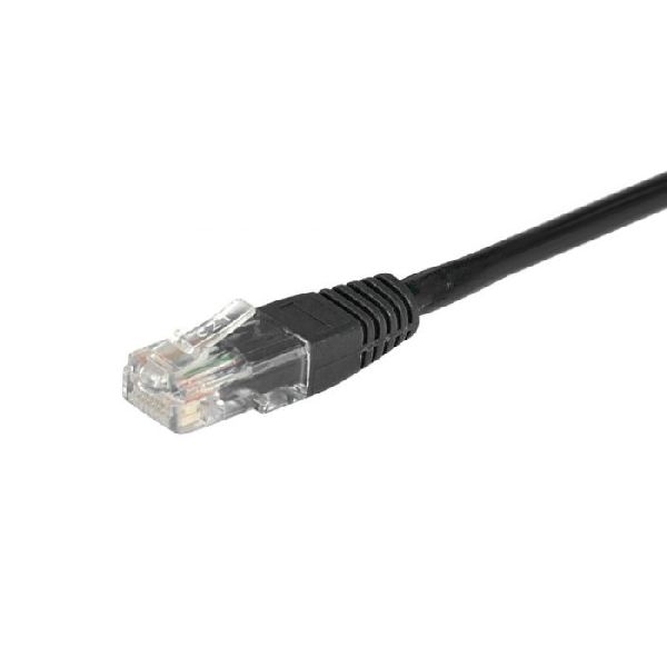 Exertis Connect 246771 Patchkabel Cat. 6, U/UTP, schwarz, 0,5 m