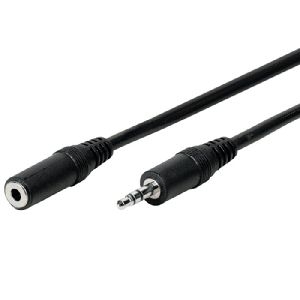 Tecline 108521 Audiokabel, 3,5 mm Stereo Klinkenst./Bu., 3,0 m