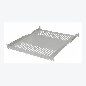 Silence Rack 90ITB19FBX450G Silence Rack 19" Fachboden für Netzwerkschränke, Festeinbau, Tiefe 450 mm, 80 kg, lichtgrau RAL 7035