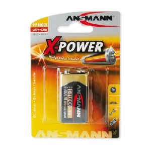 Ansmann 5015711 Ansmann X-Power Alkaline Batterie, 9V Block (E), VE: 10 Stück