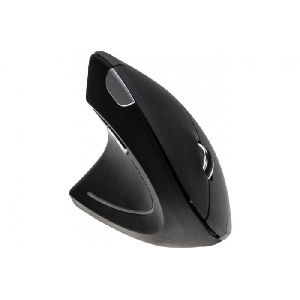 Dacomex 225165 Dacomex Ergonomische vertikale wireless Maus V150UG, für Linkshänder, USB, schwarz