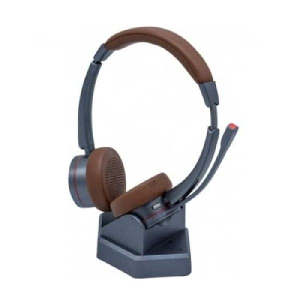 Dacomex DXBT5-PB2SPK Dacomex DXBT5-PB2SPK Bluetooth 5.0 Headset Binaural mit Ladestation, Noise Canceling