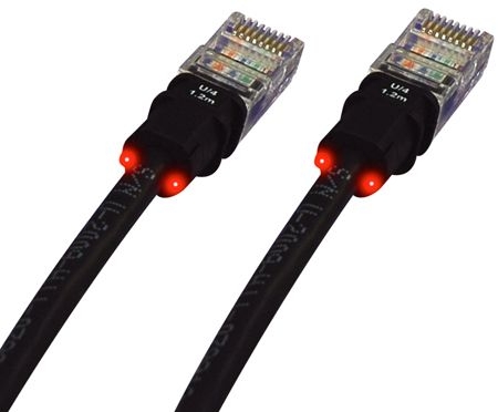 Patchsee F/5 Patchsee Patchkabel BasicPatch Cat. 5e, F/UTP, schwarz, 1,5 m