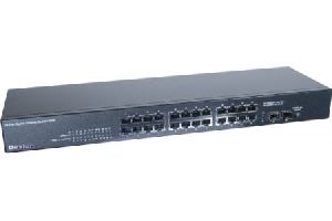 Dexlan 891026 Dexlan Gigabit Switch, 24 Port, + 2 Port SFP, 19 Zoll