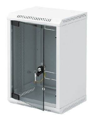 Triton RBA-09-AS3-CAX-C1 Triton 10" Wandgehäuse RBA-10, 1-teilig, 9 HE, 310 x 260 mm, lichtgrau RAL 7035