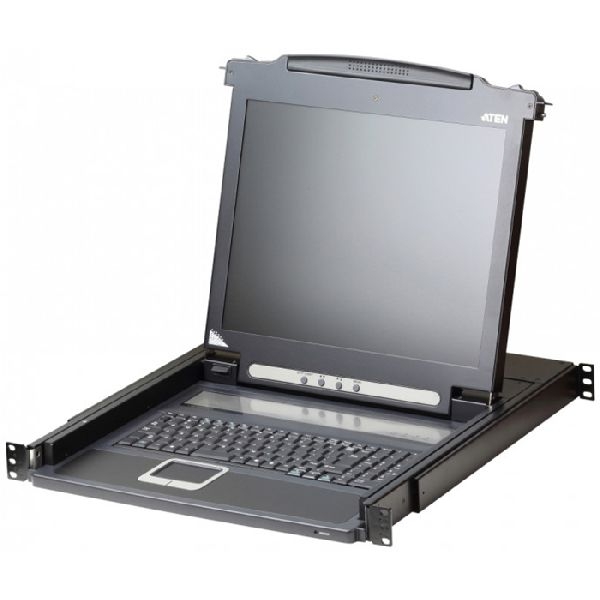 Aten CL1000N-ATA-XG ATEN Arbeitskonsole 48,2 cm (19") ( TFT Konsole, Rackmaster ), USB / PS/2, deutsches Layout