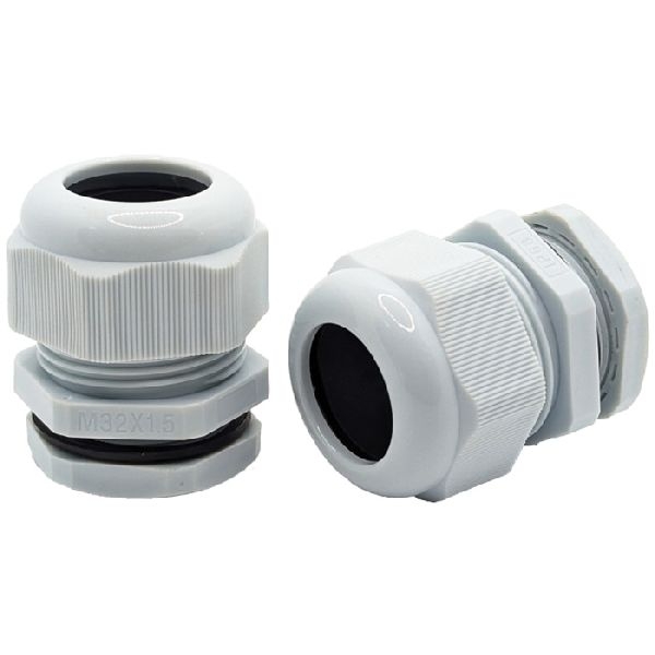 Tecline M32x1.5-GR Tecline Kabelverschraubungen metrisch, IP68, grau, M32 x 1,5 VPE: 10 Stück