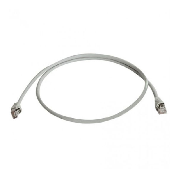 Telegärtner L00006A0034 Telegärtner Patchkabel Cat. 6A ISO/IEC, S/FTP (PiMF), halogenfrei, grau, 25,0 m