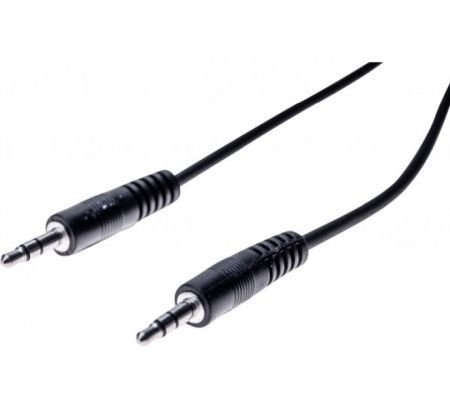 Exertis Connect 108568 Audiokabel 3,5 mm Klinkenstecker an 3,5 mm Klinkenstecker, schwarz, 10,0 m