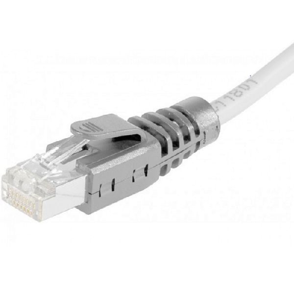 Exertis Connect 253011 Knickschutztülle für RJ45 Stecker, 10 Stück, grau