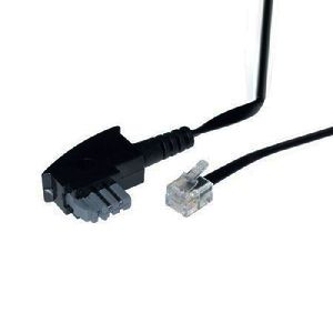 S-Conn 180097 TAE N-Anschlusskabel TAE N St. / RJ11 St. (6P2C), Standardbelegung, schwarz, 15,0 m
