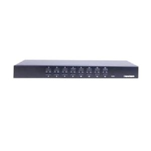 Dexlan 066410 Dexlan USB- PS/2 KVM Switch, 16-port, mit OSD Menue, IP-