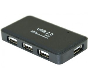 Exertis Connect 21112 Mini USB 2.0 Hub, 4 Port