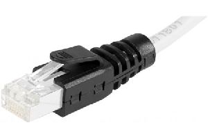 Exertis Connect 253012 Knickschutztülle für RJ45 Stecker, 10 Stück, schwarz