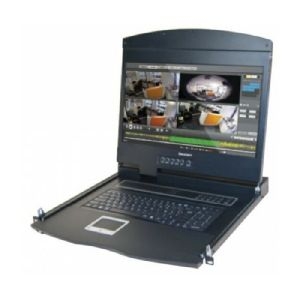 Dexlan 752014 Dexlan 19 Zoll Arbeitskonsole, 17 Zoll LCD-Bildschirm, HDMI/USB
