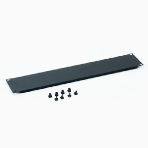 Triton RAB-ZP-X35-A1 Triton 19" Blindplatte, steckbar, 5 HE, Stahlblech, schwarz RAL 9005, mit Kunststoffstöpsel