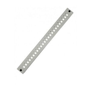 Tecline 20500010 Tecline Frontblende für 19" Spleißbox 1 HE, 24x ST, FC Simplex, lichtgrau RAL 7035