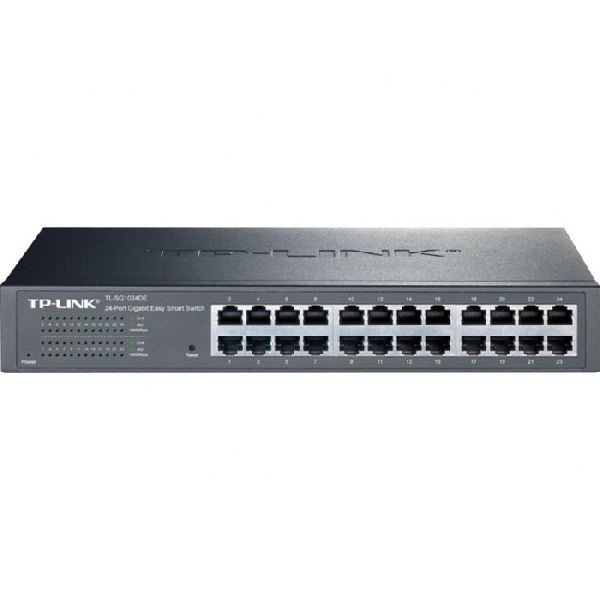 TP-Link TL-SG1024DE TP-Link Gigabit Easy Smart Switch TL-SG1024DE, 24 Port, Desktop