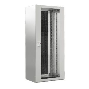Rittal 7888731 Rittal 19" Netzwerkschrank TX CableNet, zerlegbar, 42 HE, 800 x 1000 mm, lichtgrau RAL 7035, perforierte Türen