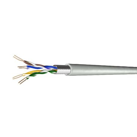 Draka 60011614 Draka Patchkabel UC300 S26, Cat. 5e, F/UTP, halogenfrei, grau, 1000 m Einwegtrommel
