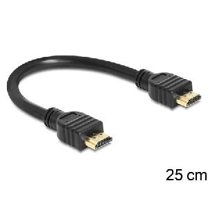Delock 83352 DeLOCK Kabel High Speed HDMI Ethernet - A Stecker / Stecker 25 cm