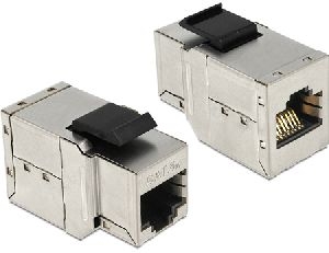 Delock 86166 DeLOCK Keystone Modul RJ45 Buchse an RJ45 Buchse, Cat.6A