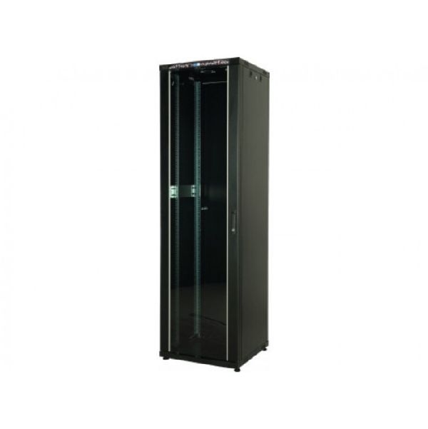 Ekivalan BEEA16U6060BL122 Ekivalan 19" Netzwerkschrank Eco, BEEA Serie, 16 HE, 600 x 600 mm, schwarz