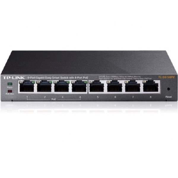 TP-Link TL-SG108PE TP-Link 8-Port- Esay Smart Gigabi PoE-Switch
