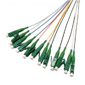 Tecline 20500020 Tecline LWL Faserpigtails, OS2, farbig, LC/APC 8°, 2,0 m, 12 Stück