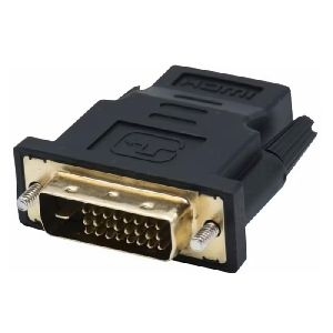 Exertis Connect 581703 HDMI/DVI Adapter, vergoldet, HDMI Bu. A / 24+1pol DVI St.